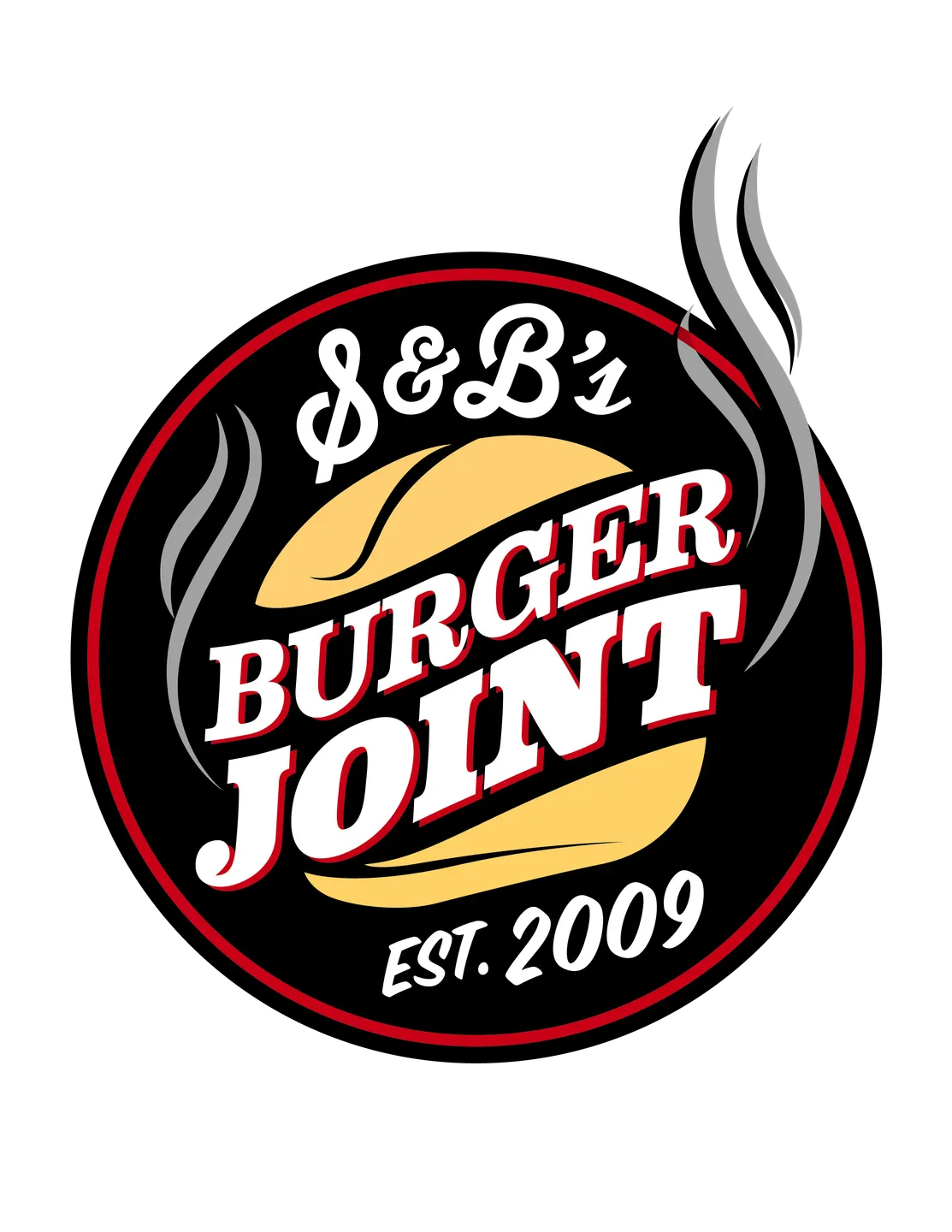 Business logo for S&B's Burger Joint