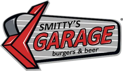 Business logo for The Garage Burgers & Beer